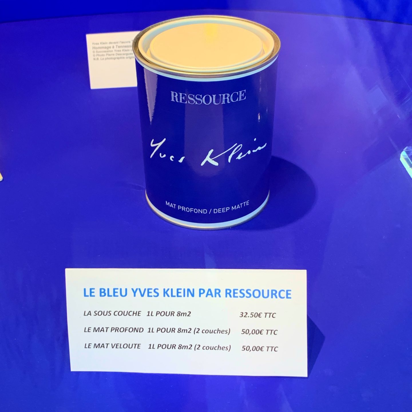 Bleu Klein Ressource Prix